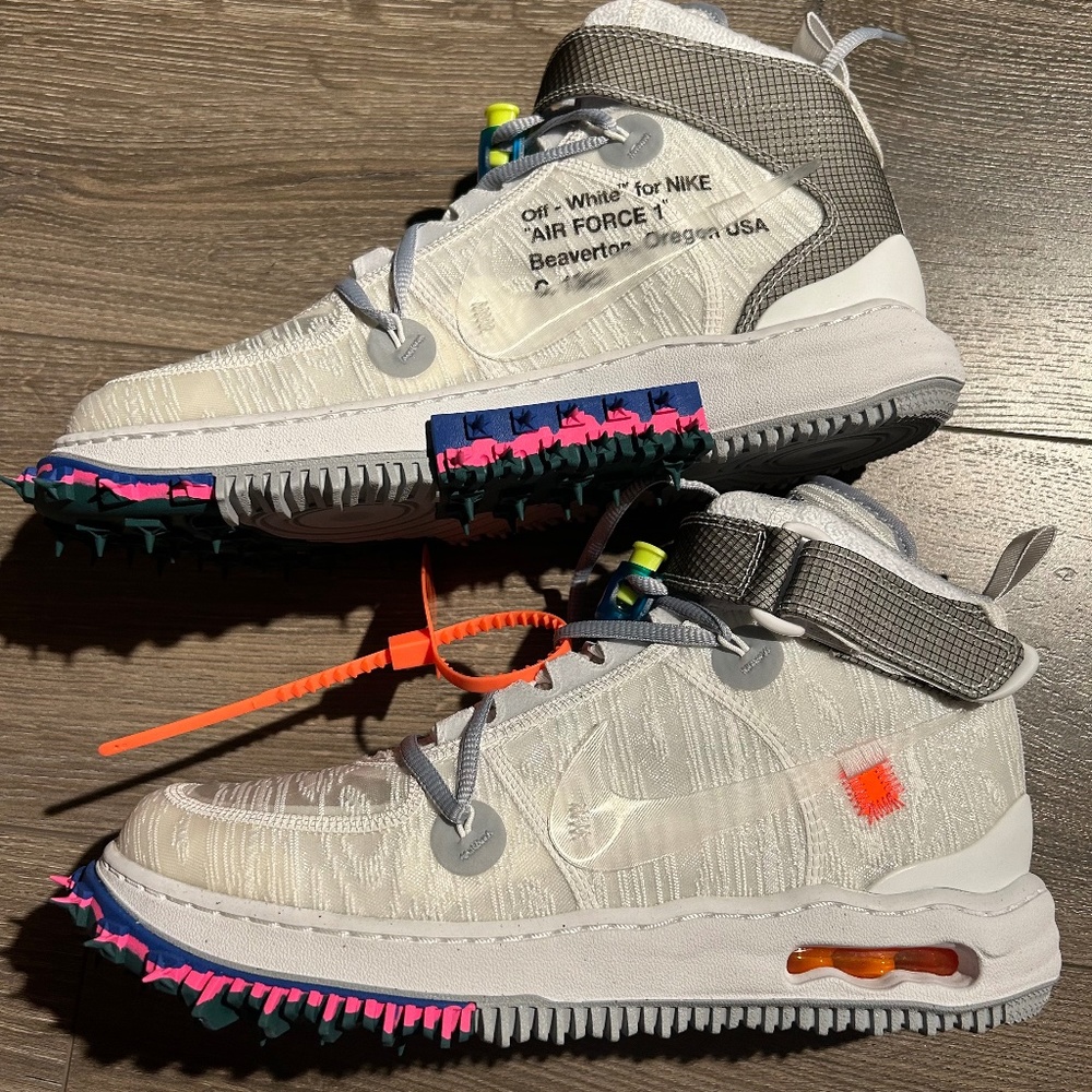 Nike off-white Air Force 1 Mid white